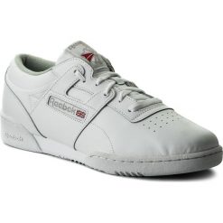 Buty Reebok - Workout Low CN0636 Int White/Grey. Białe buty sportowe damskie Reebok, bez wzorów, ze skóry, sportowe, reebok workout. W wyprzedaży za 269,00 zł.