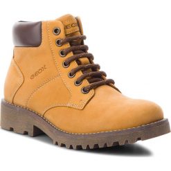 Trapery GEOX - J Axel B. E J6486E 032BC C2006 D Dk Yellow. Żółte śniegowce chłopięce Geox, bez zapięcia. W wyprzedaży za 229,00 zł.