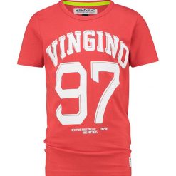 Koszulka "Hope" w kolorze czerwonym. Czerwone t-shirty chłopięce Vingino, z nadrukiem, z bawełny, bez rękawów. W wyprzedaży za 59,95 zł.