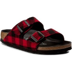 Chodaki damskie: Klapki BIRKENSTOCK - Arizona 1001210 Check Red/Black