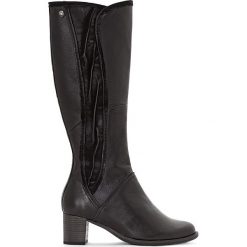 Buty zimowe damskie: Skórzane botki Calista