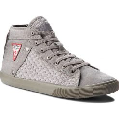 Sneakersy GUESS - FJBEN3 DEN12 020G. Szare półbuty damskie Guess, z tworzywa sztucznego. W wyprzedaży za 199,00 zł.