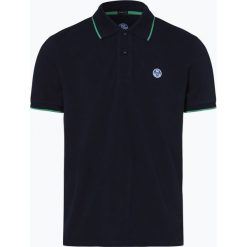 North Sails - Męska koszulka polo, niebieski. Niebieskie koszulki polo męskie marki North Sails, s, z napisami. Za 149,95 zł.