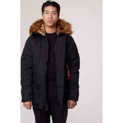 Alpha Industries Kurtka Zimowa Explorer Black. Czarne kurtki męskie zimowe Alpha Industries. Za 749,99 zł.