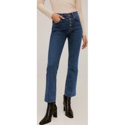 Mango - Jeansy Bootcut. Zielone jeansy damskie Mango, z podwyższonym stanem. Za 199,90 zł.