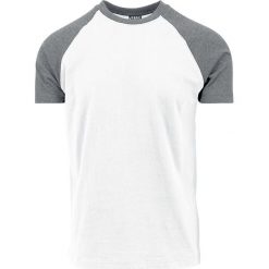 T-shirty męskie: Urban Classics Raglan Contrast Tee T-Shirt biały/szary