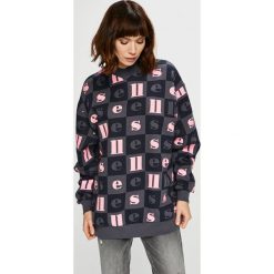 Ellesse - Bluza. Szare bluzy damskie marki Ellesse, bez wzorów, z bawełny, bez rękawów, bez kaptura. W wyprzedaży za 199,90 zł.