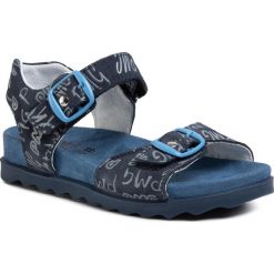 Sandały PRIMIGI - 5388500 M Navy. Niebieskie sandały chłopięce Primigi, ze skóry, bez zapięcia. Za 249,00 zł.