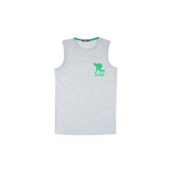 Koszulka chłopięca bez rękawów. Szare t-shirty chłopięce marki TXM, bez rękawów. Za 7,99 zł.