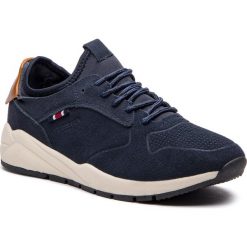 Sneakersy LEE COOPER - Dundee PDND0001L Navy 0040. Niebieskie sneakersy męskie Lee Cooper, na co dzień, bez wzorów, ze skóry, bez zapięcia. W wyprzedaży za 199,00 zł.
