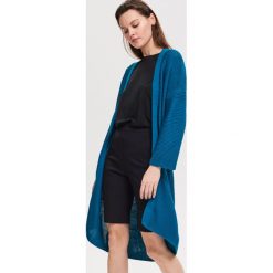 Kardigan - Turkusowy. Niebieskie swetry damskie Reserved, s, bez wzorów. Za 89,99 zł.