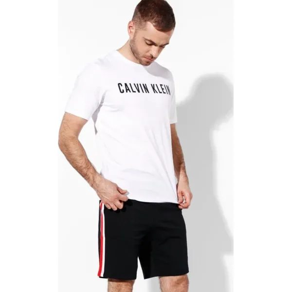 Calvin Klein Koszulka Logo , biały, rozmiar L. Białe koszulki męskie Calvin Klein, m, bez wzorów, z bawełny, klasyczne, bez kołnierzyka, bez rękawów. W wyprzedaży za 99,99 zł.