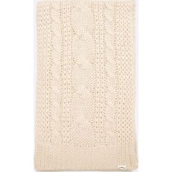 Levi's - Szalik. Białe szaliki damskie Levi's®, bez wzorów, z dzianiny. W wyprzedaży za 59,90 zł.