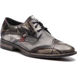 Półbuty KRISBUT - 5143-1-1 Szary. Szare buty wizytowe męskie Krisbut, bez wzorów, ze skóry, klasyczne, bez zapięcia. Za 299,00 zł.
