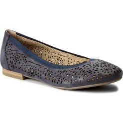 Buty damskie: Baleriny CAPRICE - 9-22104-20 Navy Pearl 812