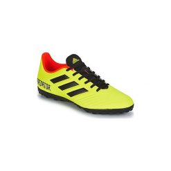 Buty do piłki nożnej adidas PREDATOR TANGO 18.4 TF. Czarne halówki męskie marki Adidas, ze skóry, do piłki nożnej. Za 233,10 zł.
