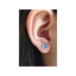 Kolczyki damskie: Srebrne kolczyki z cyrkonią Swarovski