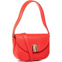 Torebka FURLA - Sleek 1057270 B BZJ6 HSF Fuoco h. Czerwone torebki klasyczne damskie Furla, bez wzorów, ze skóry, klasyczne, bez dodatków. Za 1329,00 zł.
