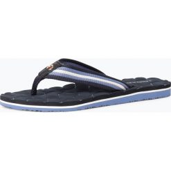 Tommy Hilfiger - Damskie japonki, niebieski. Niebieskie japonki damskie marki Toms, z jeansu. Za 119,95 zł.