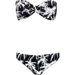 Biustonosz bikini "Palm Beach" w kolorze czarno-białym. Czarne biustonosze PHAX, z materiału. W wyprzedaży za 108,95 zł.