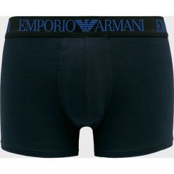 Emporio Armani - Bokserki (2-pack). Niebieskie bokserki męskie Emporio Armani, bez wzorów, z elastanu. W wyprzedaży za 119,90 zł.