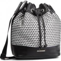 Torebka MONNARI - BAG5830-020 Black. Czarne torebki worki Monnari, z materiału. W wyprzedaży za 109,00 zł.