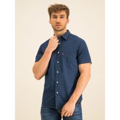Koszula Levi's 86624-0000. Niebieskie koszule męskie Levi's®, s, bez wzorów, z bawełny, casualowe, bez kołnierzyka, bez rękawów. Za 209,00 zł.