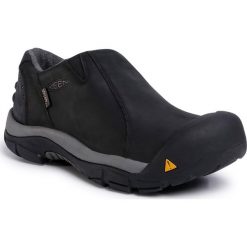 Półbuty KEEN - Brixen Low Wp 1002268 Black/Gargoyle. Czarne półbuty męskie Keen, na co dzień, bez wzorów, ze skóry, bez zapięcia. Za 319,00 zł.