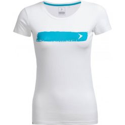 T-shirt damski TSD606 - biały - Outhorn. Białe koszulki damskie marki Outhorn, bez wzorów, z bawełny, bez kołnierzyka, bez rękawów. W wyprzedaży za 24,99 zł.
