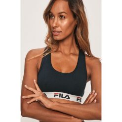 Fila - Biustonosz sportowy. Niebieskie biustonosze sportowe damskie Fila, s, bez wzorów, z elastanu. Za 89,90 zł.