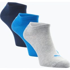Puma - Męskie skarpety do obuwia sportowego pakowane po 3 szt., niebieski. Niebieskie skarpetki męskie Puma, bez wzorów, z dżerseju. Za 39,95 zł.