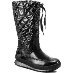 Śniegowce CAPRICE - 9-26408-29 Black Comb 019. Czarne buty zimowe damskie Caprice, z materiału. W wyprzedaży za 279,00 zł.
