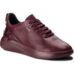 Sneakersy GEOX - D Theragon C D828SC 09DHH C7357 Dk Burgundy. Czerwone półbuty damskie marki Geox, ze skóry ekologicznej. W wyprzedaży za 309,00 zł.