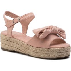 Espadryle JENNY FAIRY - WS6958-01 Pink. Różowe espadryle damskie Jenny Fairy, z aplikacjami, z tworzywa sztucznego, bez obcasa. Za 89,99 zł.