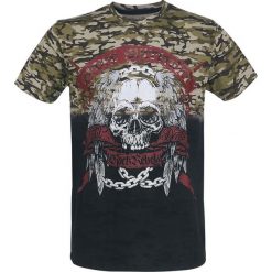 T-shirty męskie: Rock Rebel by EMP Rebel Soul T-Shirt oliwkowy/czarny