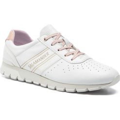 Sneakersy SALAMANDER - Mathea 32-85902-03 White/Rose. Białe półbuty damskie Salamander, na co dzień, bez wzorów, ze skóry, bez obcasa, na płaskiej podeszwie, bez zapięcia. Za 429,00 zł.