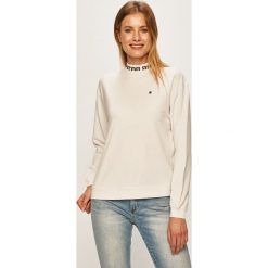 G-Star Raw - Bluza. Białe bluzy damskie G-Star RAW, s, z nadrukiem, z elastanu, bez rękawów, bez kaptura. W wyprzedaży za 159,90 zł.