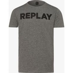 Replay - T-shirt męski, szary. Szare t-shirty męskie Replay, xl, z nadrukiem, z dżerseju, bez kołnierzyka. Za 99,95 zł.