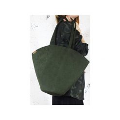 Shelly bag zielona torba na ramię nubuk syntetyczny. Zielone torebki klasyczne damskie marki Hairoo, w paski, z nubiku, na ramię. Za 180,00 zł.
