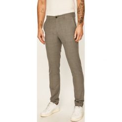 Premium by Jack&Jones - Spodnie 12141112. Szare spodnie męskie Premium by Jack&Jones, bez wzorów, z wełny. W wyprzedaży za 199,90 zł.