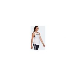 Top Gym & Pilates LINEAR damski. Topy damskie Adidas, xl, bez wzorów, z bawełny, bez kołnierzyka. Za 64,99 zł.