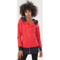 Czerwona Bluza Liloris. Czerwone bluzy damskie Born2be, s, bez wzorów, bez rękawów, bez kaptura. Za 109,99 zł.