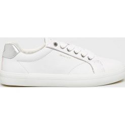 Gant - Buty. Białe buty sportowe damskie GANT, bez wzorów, ze skóry, sportowe. W wyprzedaży za 379,90 zł.