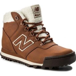 Trekkingi NEW BALANCE - WL701PKP Brązowy. Pomarańczowe trapery damskie New Balance, ze skóry, bez obcasa, bez zapięcia. W wyprzedaży za 299,00 zł.