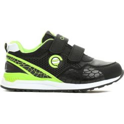 Buty sportowe chłopięce: Czarno-Zielone Buty Sportowe Plumy
