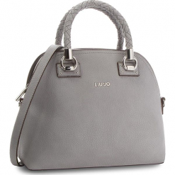Torebka LIU JO - M Satchel Manchattan A68097 E0011 Frozen 63850. Szare torebki klasyczne damskie Liu Jo, ze skóry ekologicznej. W wyprzedaży za 519,00 zł.