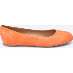 Gino Rossi - Baleriny Rosa. Pomarańczowe baleriny damskie marki Gino Rossi, ze skóry. W wyprzedaży za 169,90 zł.