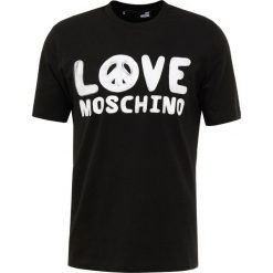 Love Moschino POPSICLE Tshirt z nadrukiem black. Czarne koszulki męskie Love Moschino, s, z nadrukiem, z bawełny, bez kołnierzyka, bez rękawów. Za 419,00 zł.