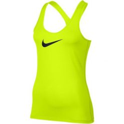 Nike Koszulka Treningowa W Nk Tank Vcty Bl M. Żółte t-shirty damskie marki Nike, m. W wyprzedaży za 75,00 zł.