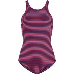 Kostium kąpielowy shape bonprix ciemnoniebiesko-koralowy w paski. Niebieskie stroje kąpielowe damskie marki bonprix, w paski. Za 124,99 zł.